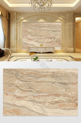 大理石石紋意境電視背景墻