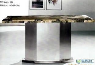 011款歐式豪華風(fēng)格不銹鋼大理石餐桌!_家居家具_(dá)世界工廠網(wǎng)中國產(chǎn)品信息庫