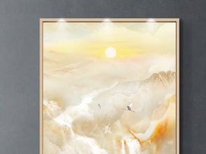 九魚精品大理石石紋中式豪華玄關背景墻賞析